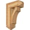 Ekena Millwork Westlake Arts and Crafts Rough Sawn Bracket w/ Offset Brace, Western Red Cedar, 8"W x 20"D x 28"H BKT0806X20X28WTL03RWR - alternate 1